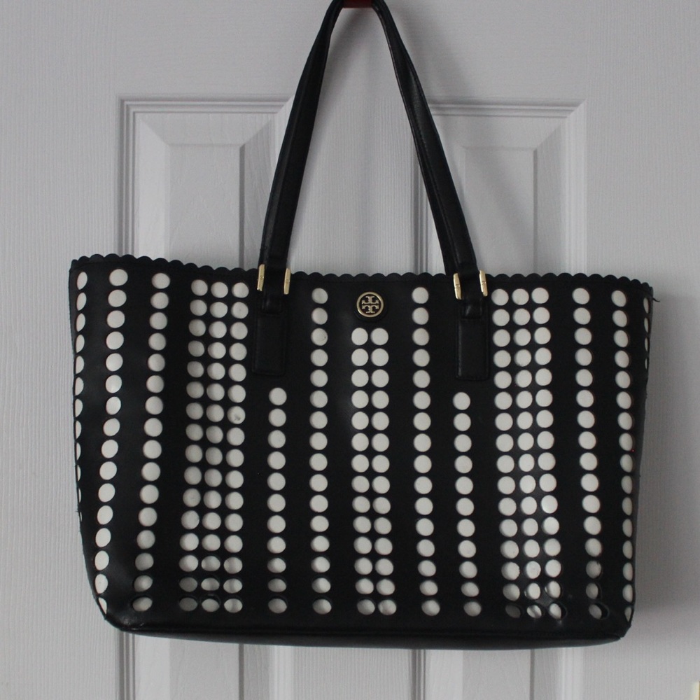 Tory Burch Lily Polka Dot Tote